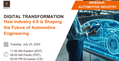 Tuesday, July 23 – Webinar Digital Transformation – How Industry 4.0 is Shaping the Future of Automotive Engineering
