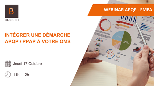 Webinar Intégrer une démarche APQP / PPAP à votre QMS