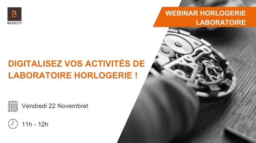 Digitalisez vos activités de laboratoire horlogerie !