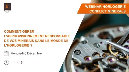 Webinar Horlogerie conflict minerals