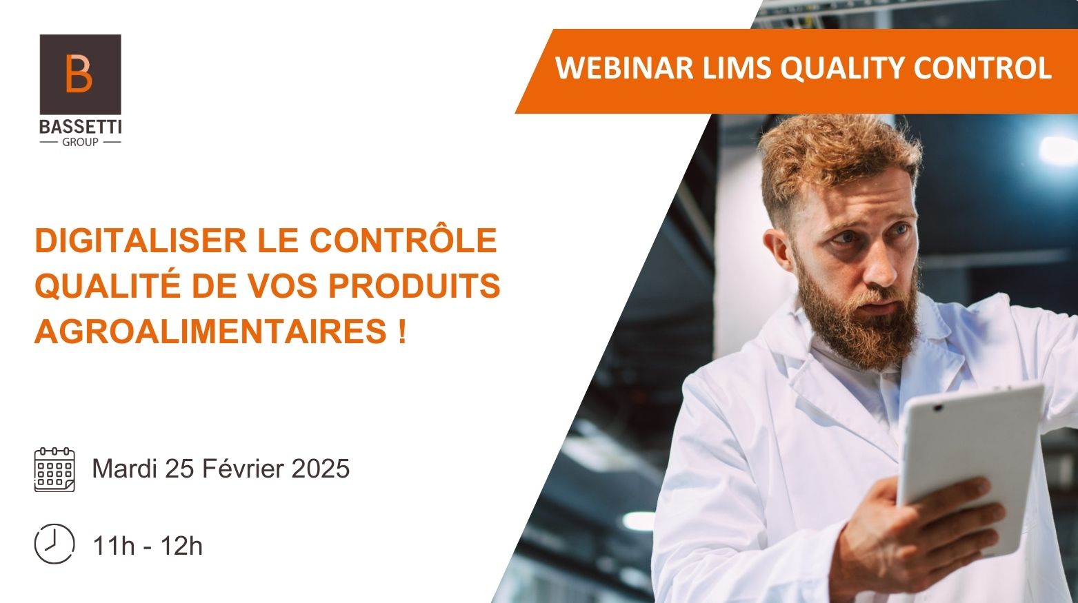 Webinar LIMS Quality Control - Digitaliser le contrôle qualité de vos produits agroalimentaires