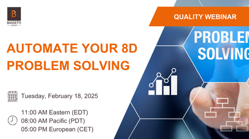 Webinar - Automate your 8D problem solving - Tuesday February 18