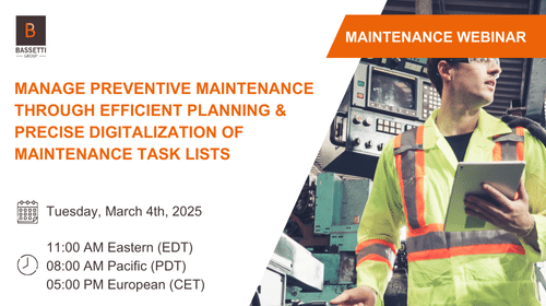 Webinar Preventive Maintenance - March 4th, 2025