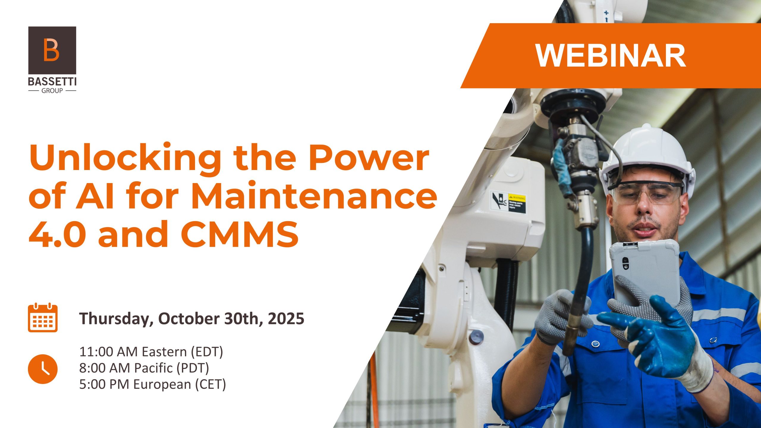 AI Maintenance and CMMS Webinar